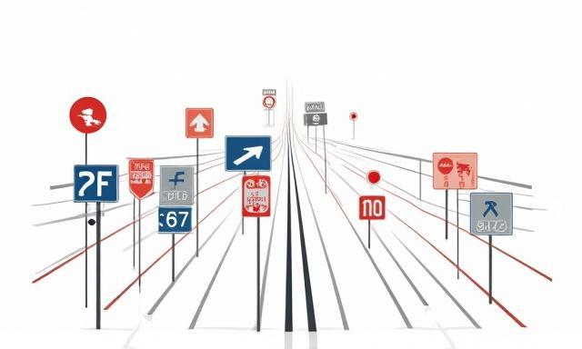 Austrian traffic signs and highway map graphics.